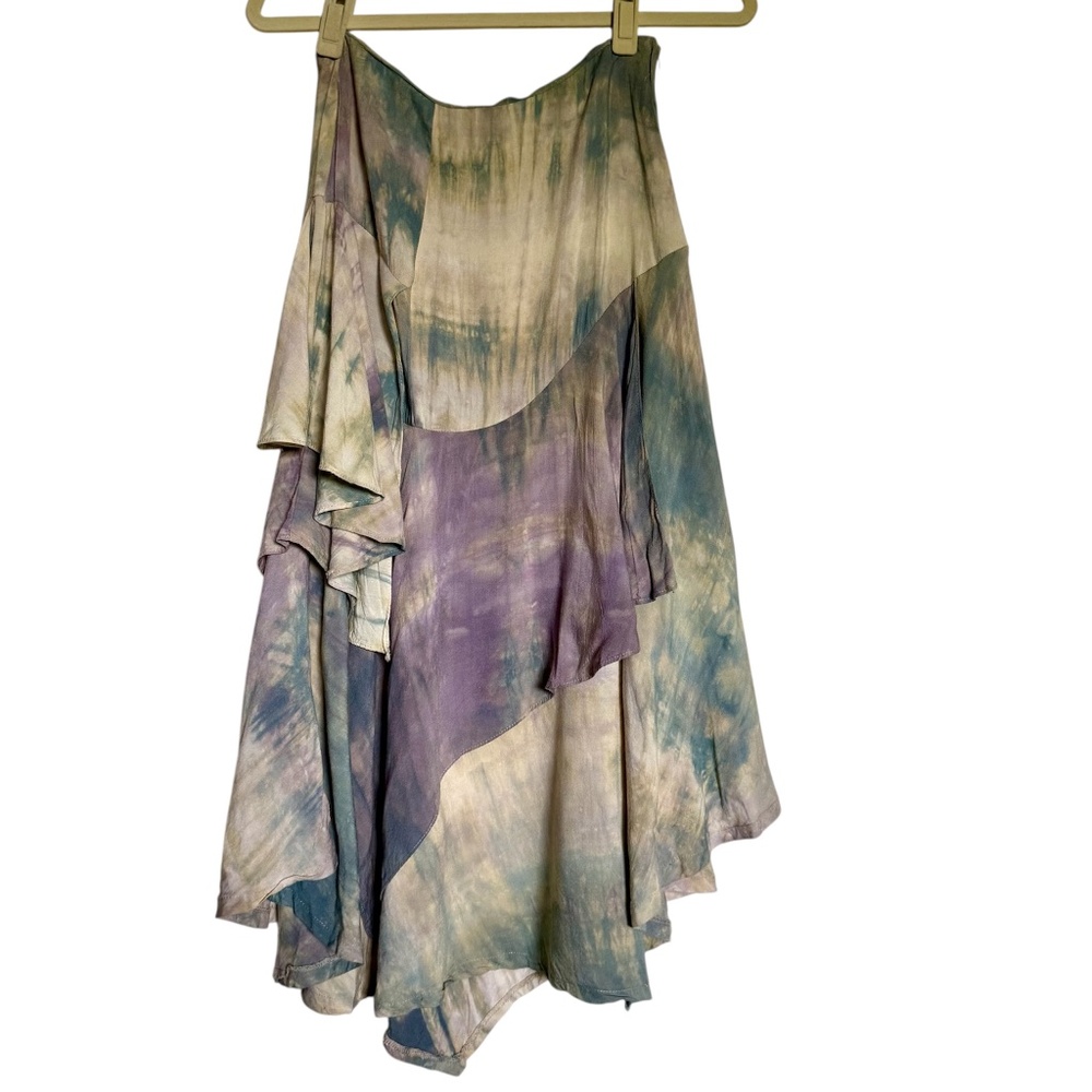 Vintage Z Cavaricci Tiered Midi Skirt‎ Size Medium